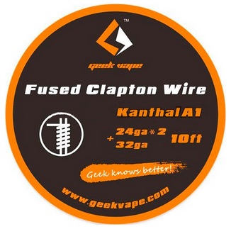 Geekvape Kanthal A1 Fused Clapton Wire (AWG 2x24/32) 10 ft - cívka