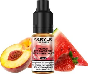 MARYLIQ Nic SALT Peach Strawberry Watermelon Ice 10ml/20mg