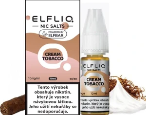 ELFLIQ Nic.Salt Cream Tobacco 10ml/10mg