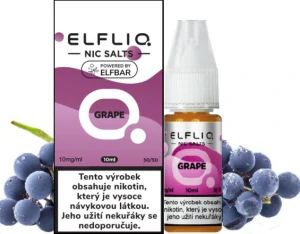 ELFLIQ Nic.Salt Grape 10ml/10mg