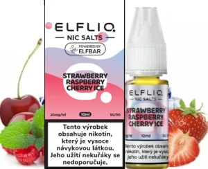 ELFLIQ Nic.Salt Strawberry Raspberry Cherry Ice 10ml/20mg
