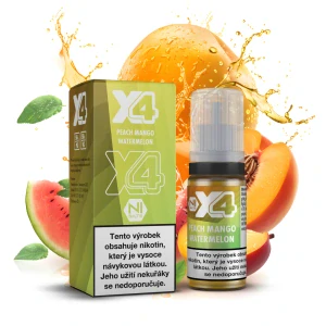 X4 Bar Juice Peach Mango Watermelon 10ml/10mg
