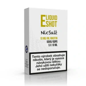 5 pack E-Liquid Shot Booster NICSALT 50PG/50VG 10 mg/ml